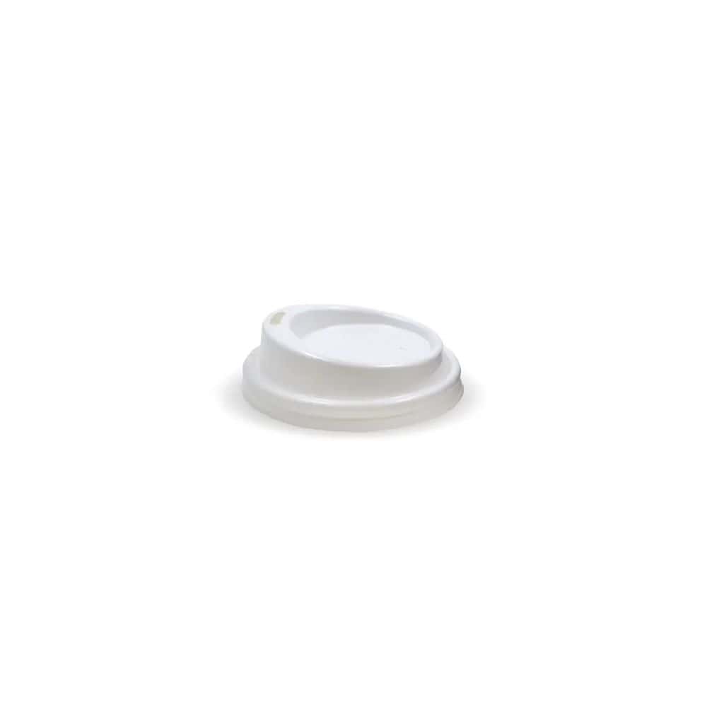Sipper Lid Suits (63mm/4oz) Takeaway Coffee Cup BioCup White