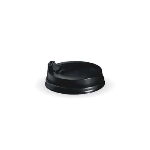 Sipper Lid Suits (80mm) Takeaway Coffee Cup BioCup Black