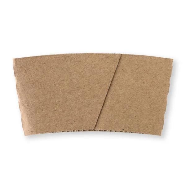BIOBCS12 Cup Sleeve Suits (90mm) 12oz BioCup Takeaway Coffee Cup - Kraft
