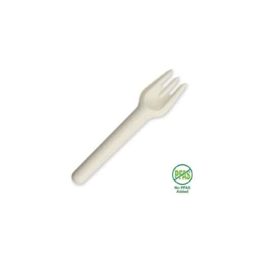 Fork 154mm BioCane White Plant Fibre
