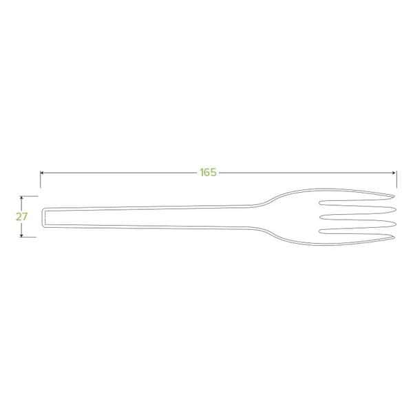 Fork 165mm (6.5") BioPlastic