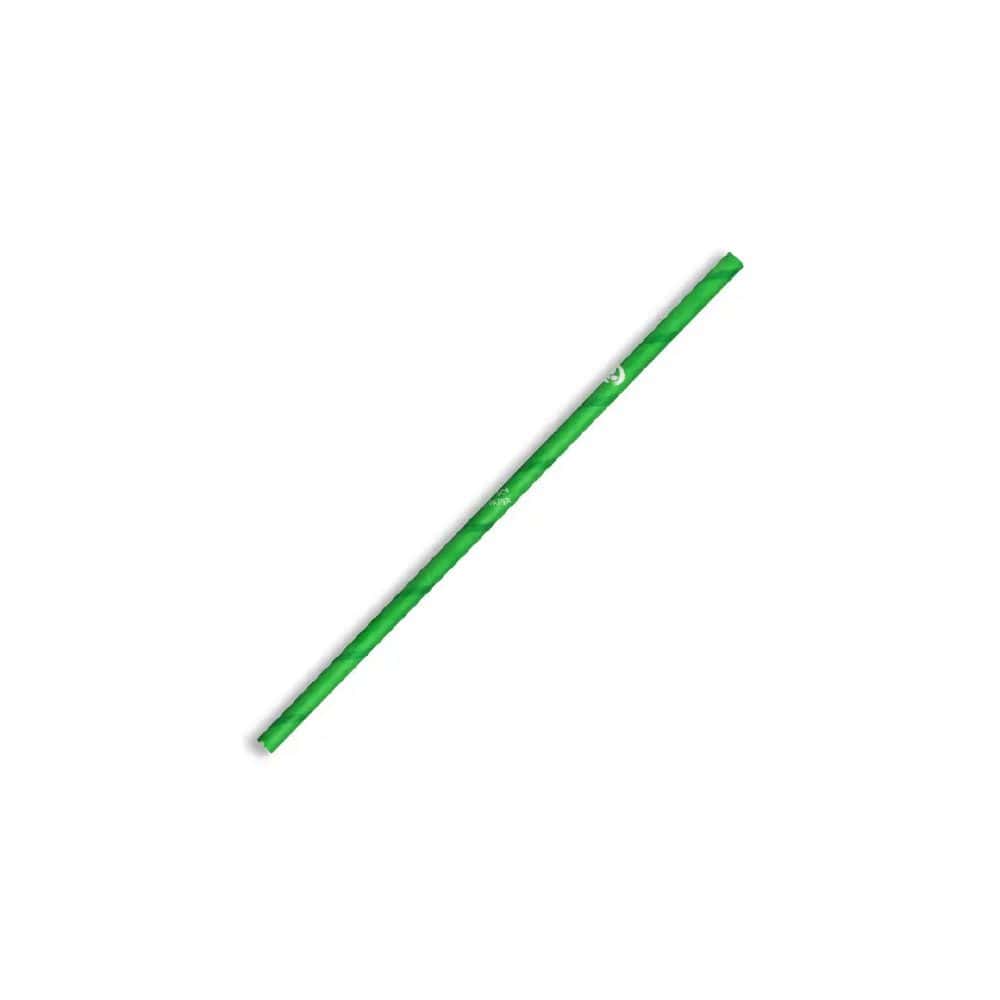 Straw Regular 197mm (6mm) 3 Ply BioStraw Green