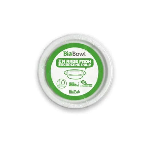 Bowl 500ml BioCane White Plant Fibre