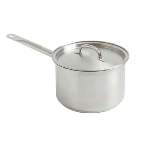 Saucepan w/ Lid 3.3Ltr 200mm x 105mm Heavy Duty S/S Deluxe