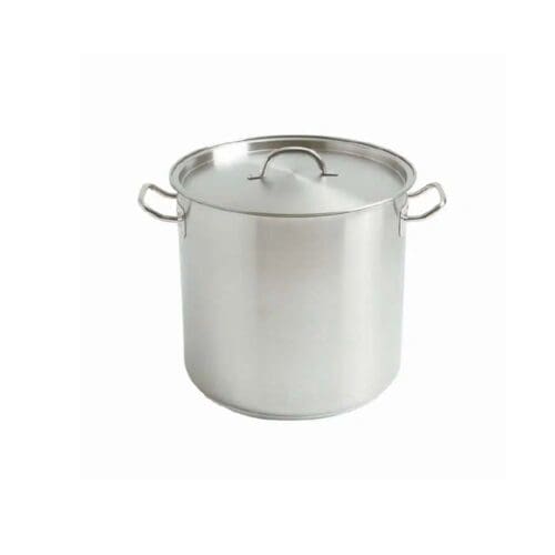 Stockpot & Lid #12 240x220mm S/S Deluxe