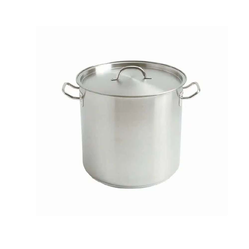 Stockpot & Lid #12 240x220mm S/S Deluxe