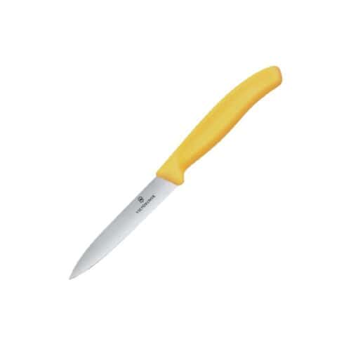 Paring Knife 100mm Straight Blade Victorinox - Yellow Handle