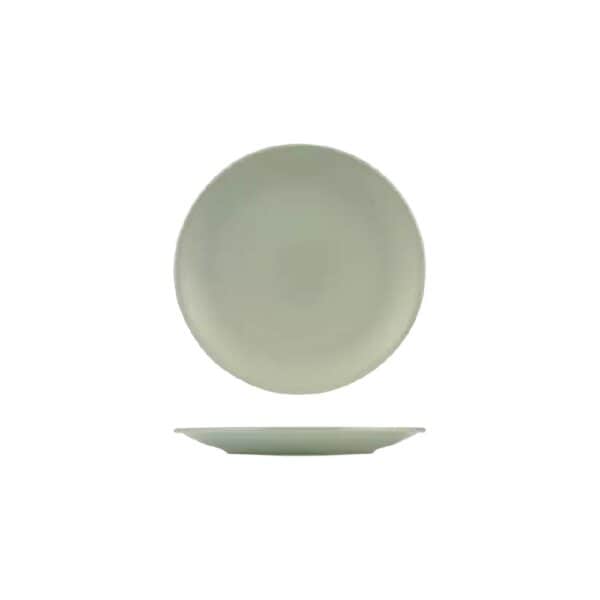 Round Coupe Plate 230mm Pearl Pistachio