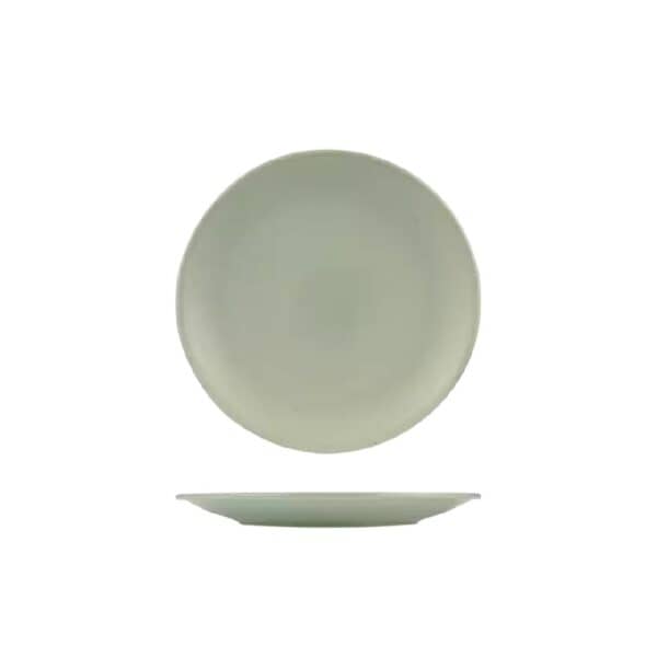 Round Coupe Plate 285mm Pearl Pistachio