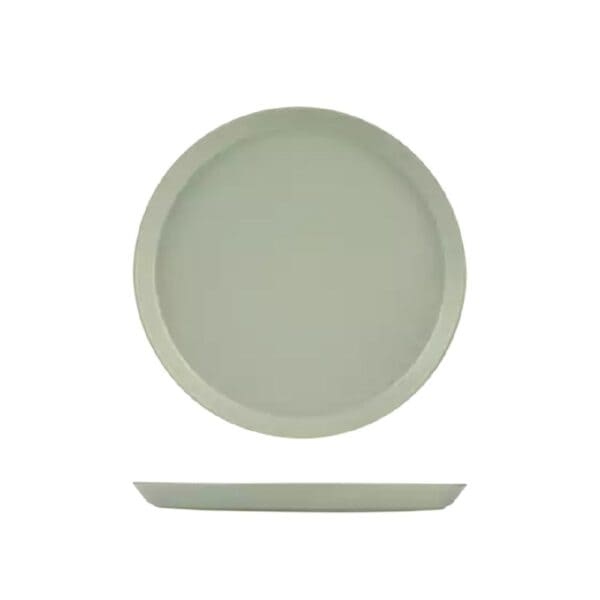 Round Tapered Plate 280mm Pearl Pistachio