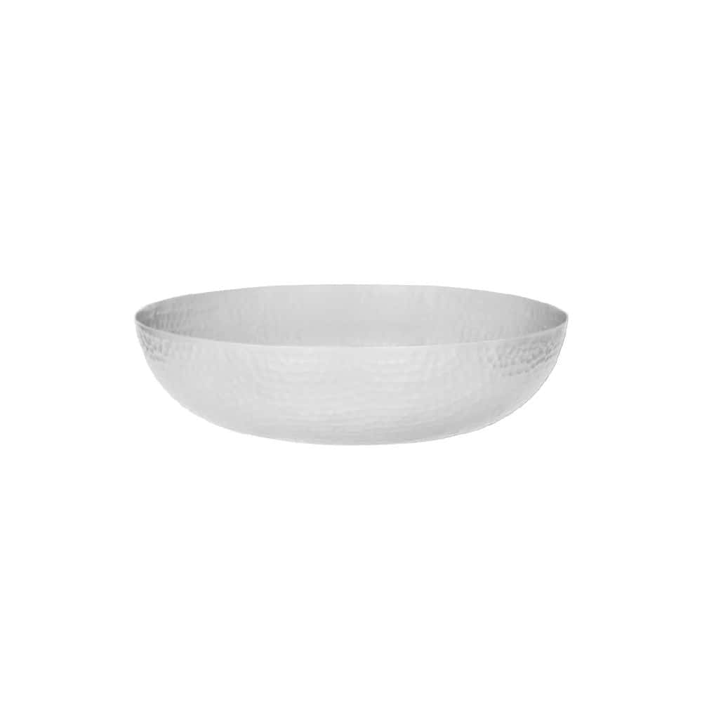 Round Serving / Seafood Bowl Hammered Satin 4000ml