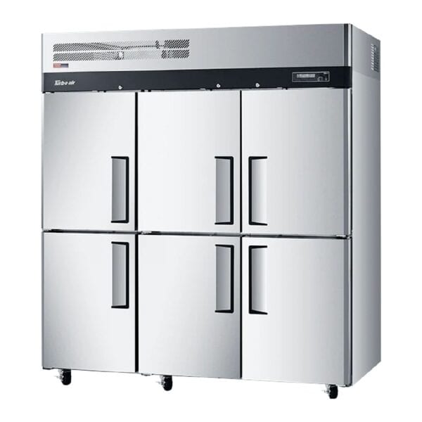 TUKR656N Turbo Air Top Mounted Upright Fridge 6 Half Door 1868Ltr 220V 10A 50Hz