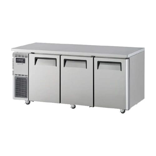 Turbo Air Undercounter Freezer 3 Doors 400Ltr 220V 10A 50Hz