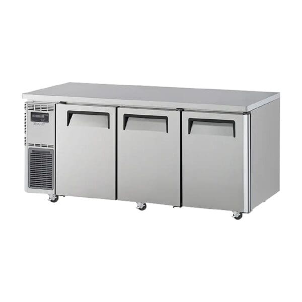 TUKUF183SN Turbo Air Undercounter Freezer 3 Doors 400Ltr 220V 10A 50Hz