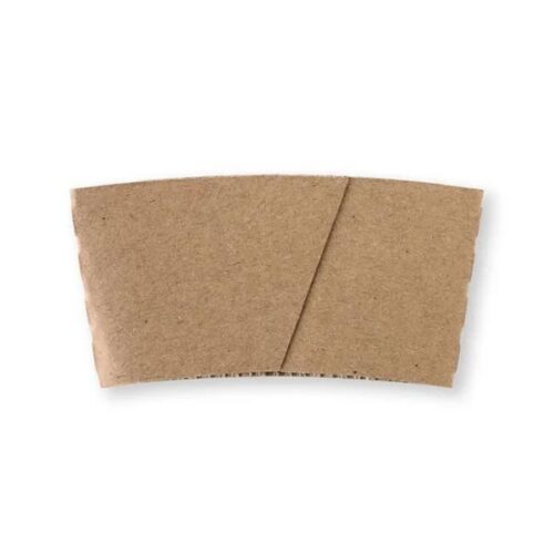 Cup Sleeve Suits (80mm) 8oz BioCup Takeaway Coffee Cup - Kraft
