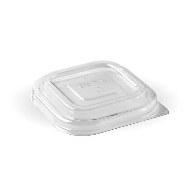 Lid RPET Suits 280ml - 630ml BioCane Square Takeaway Base - Clear