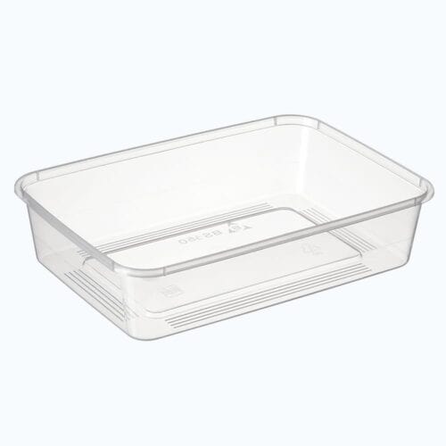 Rectangular Takeaway Container 650ml Freezer Grade PP