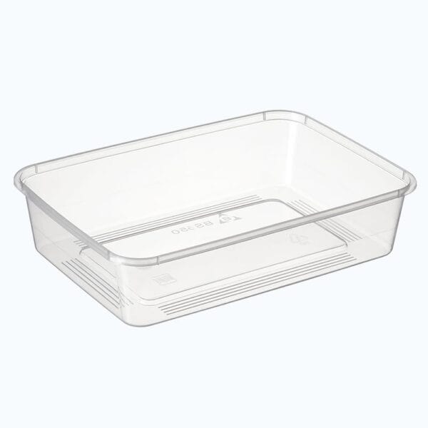 BONBS650F Rectangular Takeaway Container 650ml Freezer Grade PP