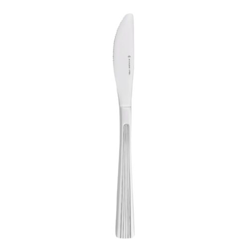 Dessert Knife Plain 200mm Mirror Polished Finish S/S Carlton