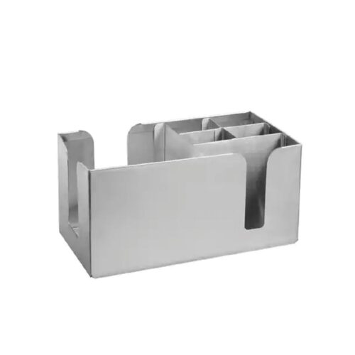 Bar Organiser with 6 Compartment S/S Crown Barware
