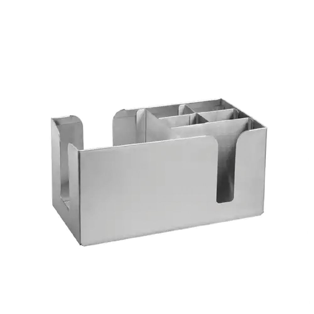Bar Organiser with 6 Compartment S/S Crown Barware