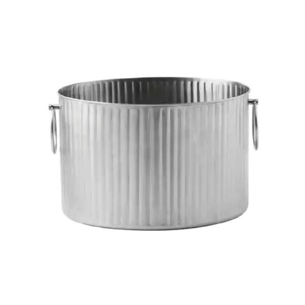 Beverage Tub 330x250x230mm Ribbed S/S Crown Barware
