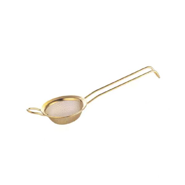 Cocktail Strainer Fine Mesh 80mm S/S Crown Barware - Gold PVD