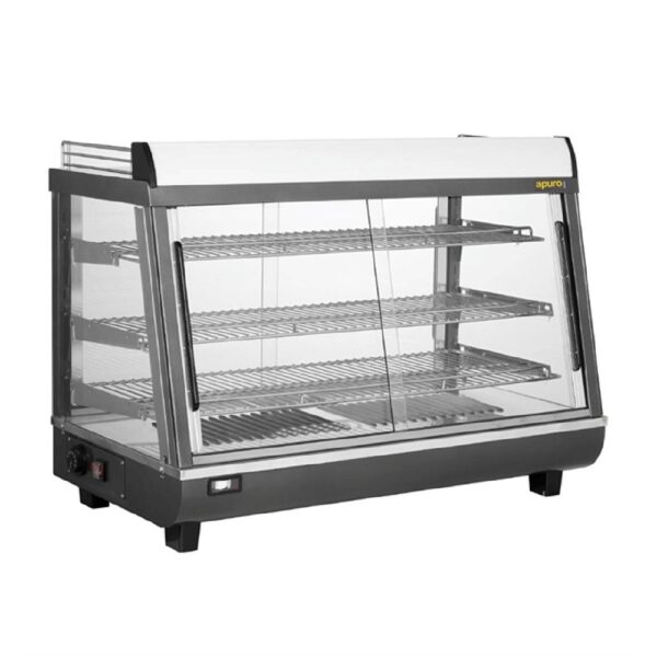 URHW928A Apuro Front & Rear Door Heated Display Cabinet 136L 1.1kw