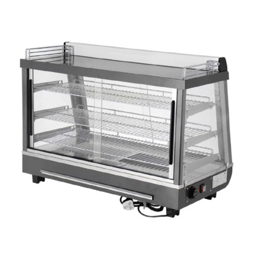 Apuro Front & Rear Door Heated Display Cabinet 136L 1.1kw