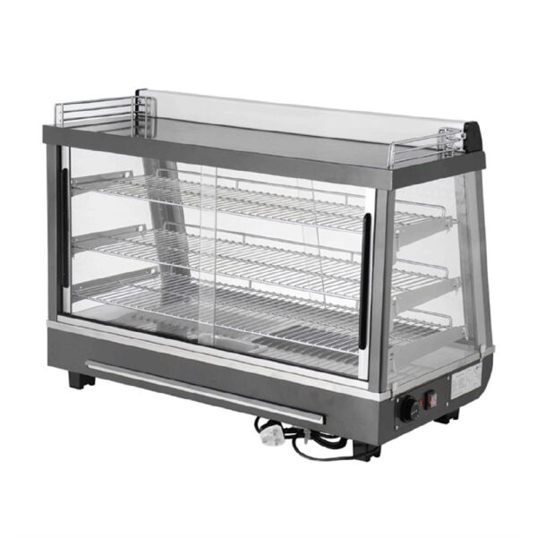 Apuro Front & Rear Door Heated Display Cabinet 136L 1.1kw